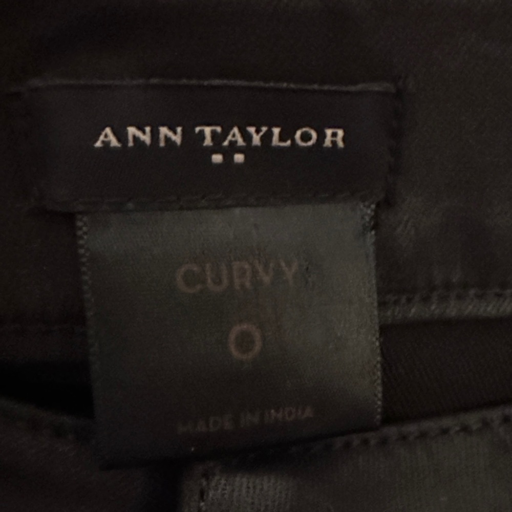 Ann Taylor Classic Black Skinny Jeans